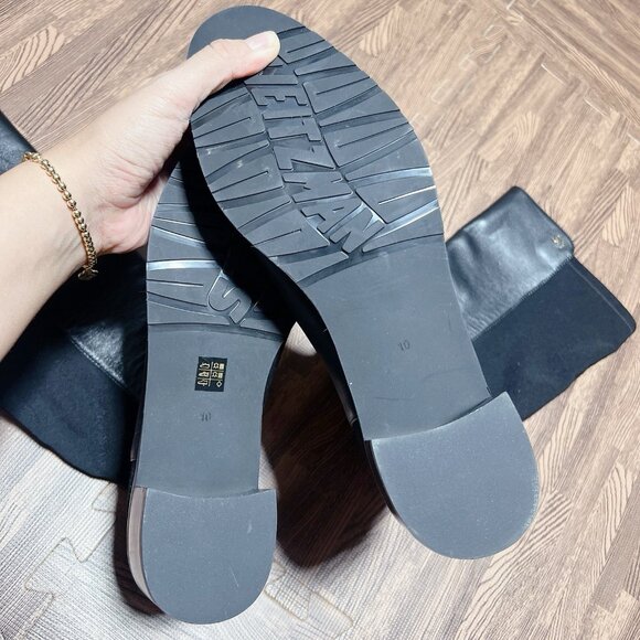 Stuart Weitzman Keelan City Womens Knee High Stretchy Boots Black Leather US 10 - Picture 10 of 11